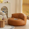 Curved Leather Sofa H726