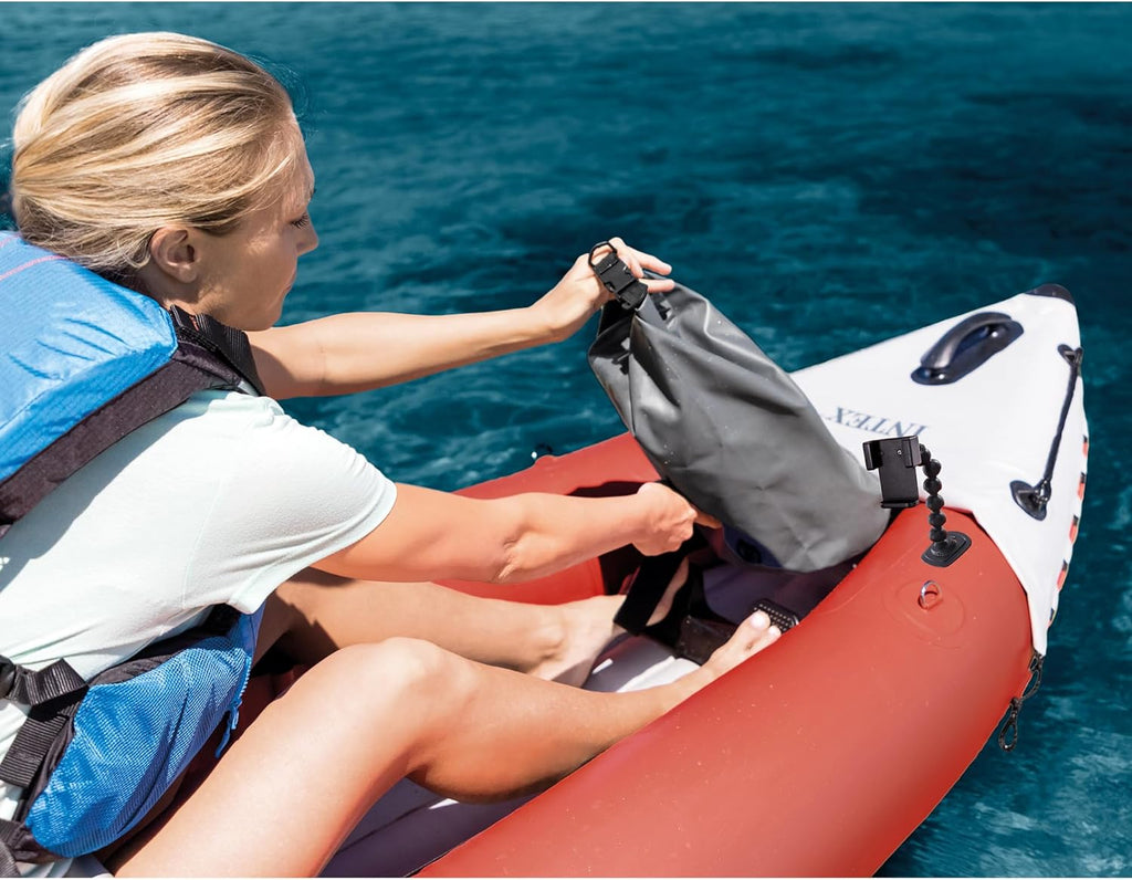 Inflatable Kayak Set with Paddles and Pump – 2-Person – 400lb Weight Capacity X900421