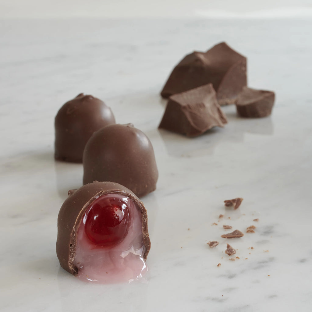 19.8 oz Box Milk Chocolate Cordial Cherries C1912
