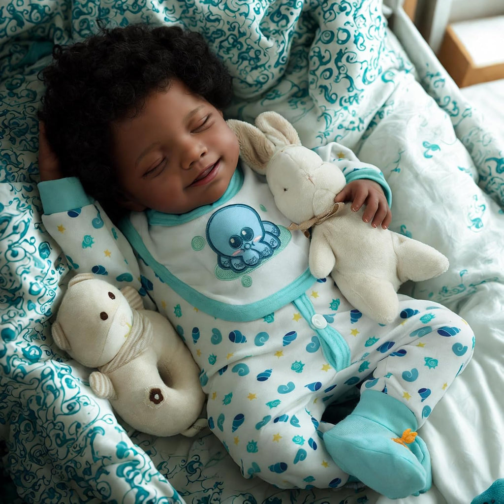 20 Inch Soft Body Realistic Reborn Baby Doll with Accessories Gift Box I1465