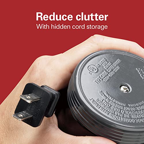 Black Electric Coffee Grinder with Stainless Steel Blades T529134
