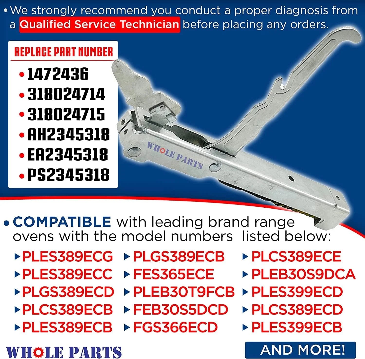 Oven Door Hinge A349