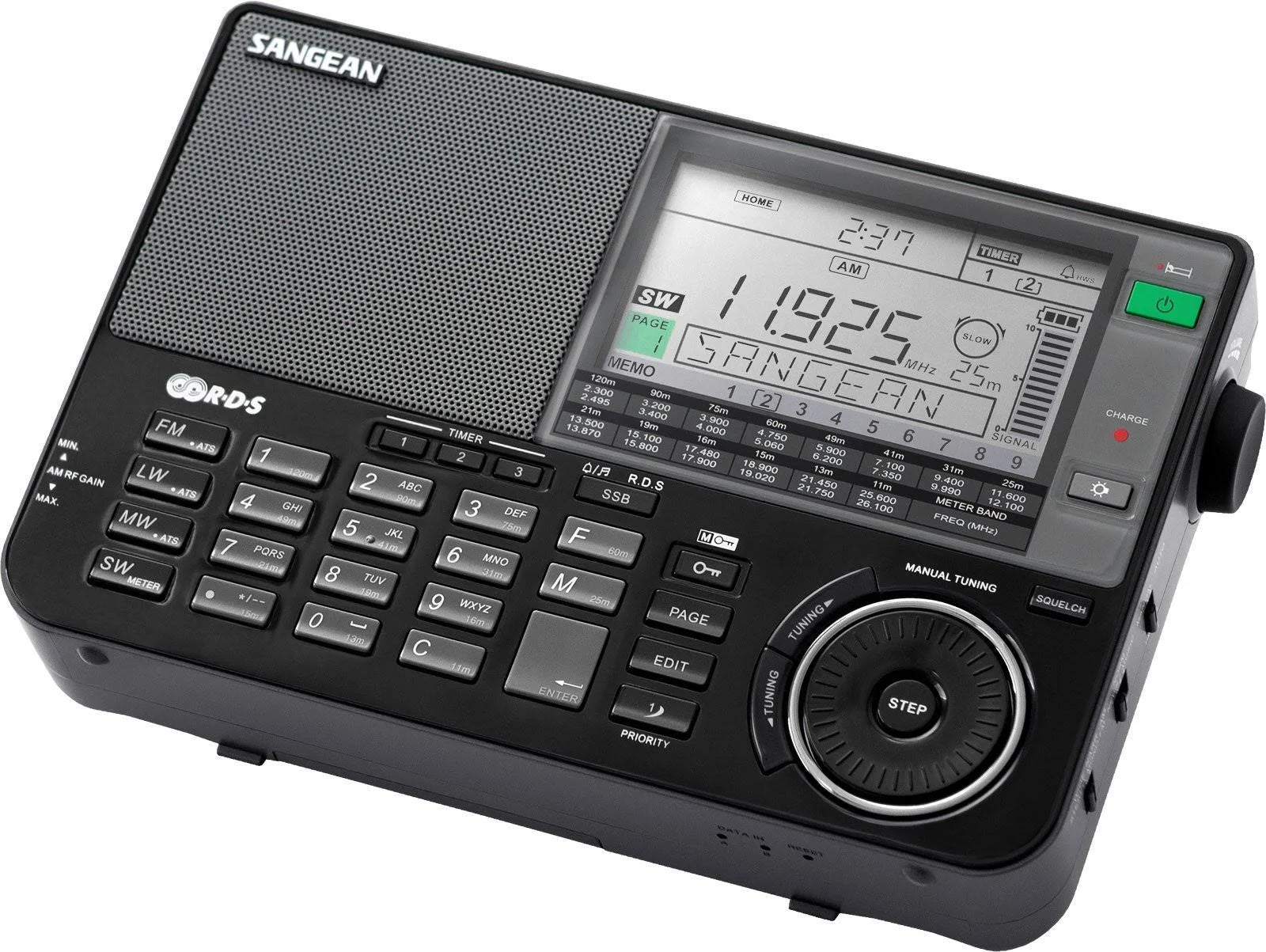 Black Portable Radio with Antenna U76843
