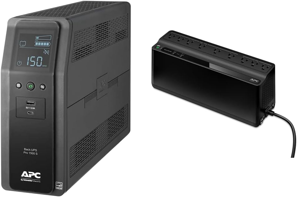 1500VA Sine Wave UPS Battery Backup with AVR M1045