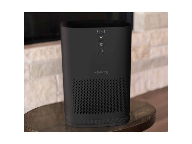 Compact Tabletop Air Purifier with HEPA Filter, Black S4590