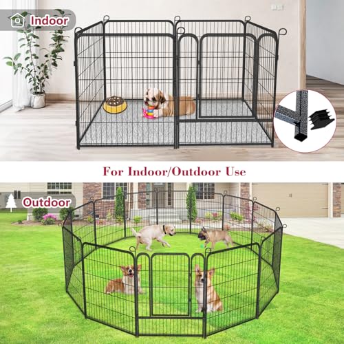 32inch 10 Panels Anti-Rust Dog Playpen A24035