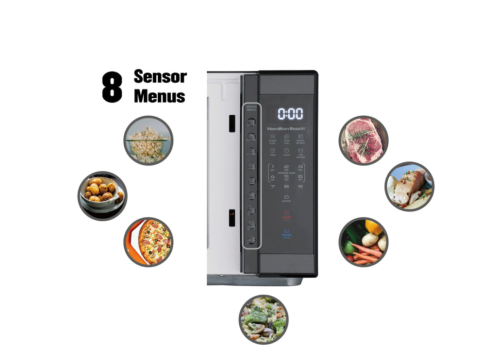 1.1 cu ft Stainless Steel Countertop Microwave Oven I978119