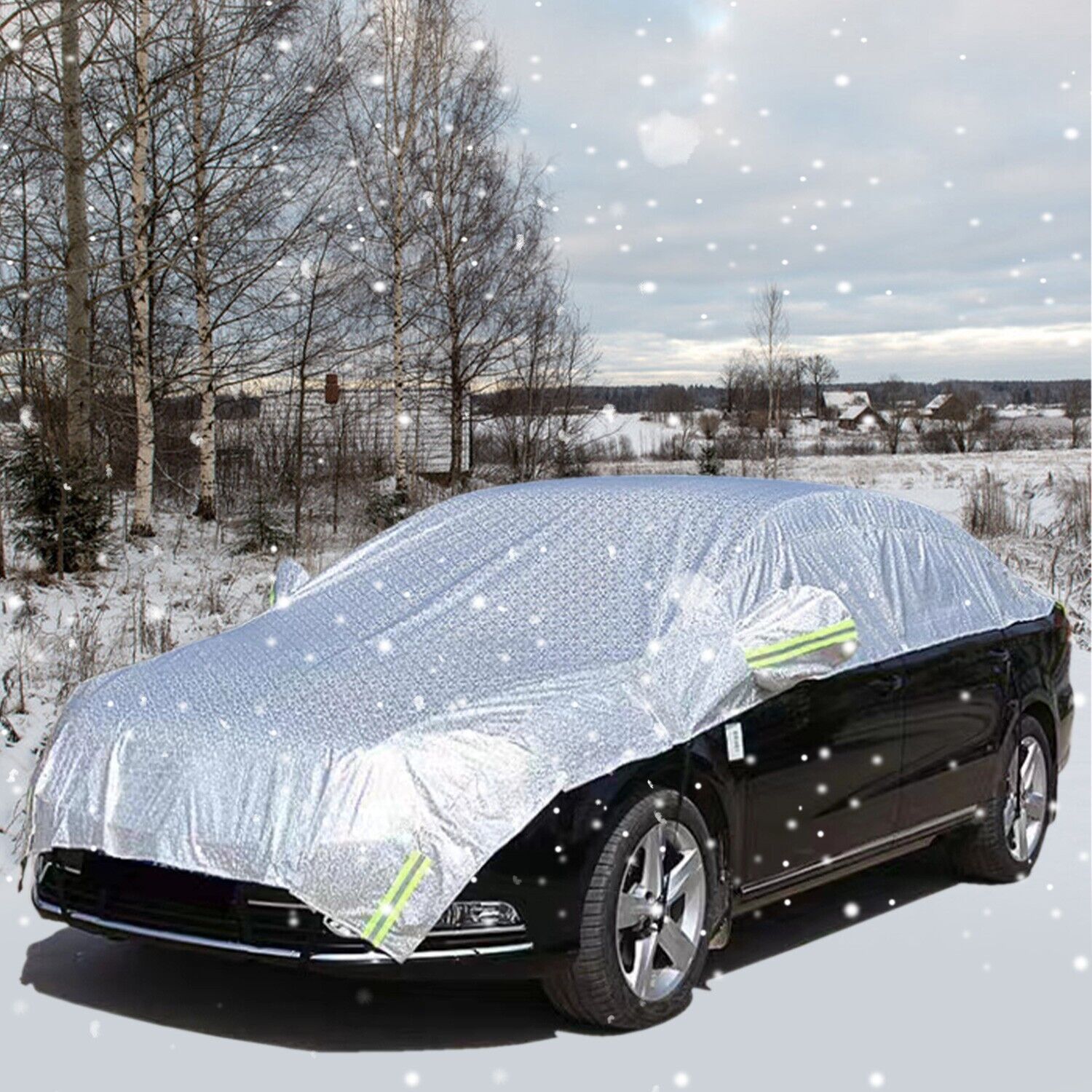 Half Car Windshield Snow Cover U9609