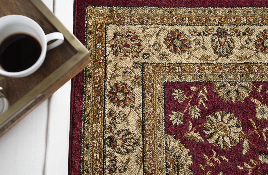 8x10 Red Traditional Area Rug G932