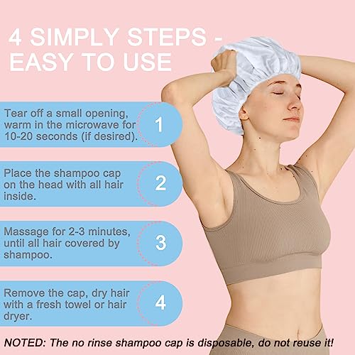 No Rinse Shampoo Caps (6-Pack) H131