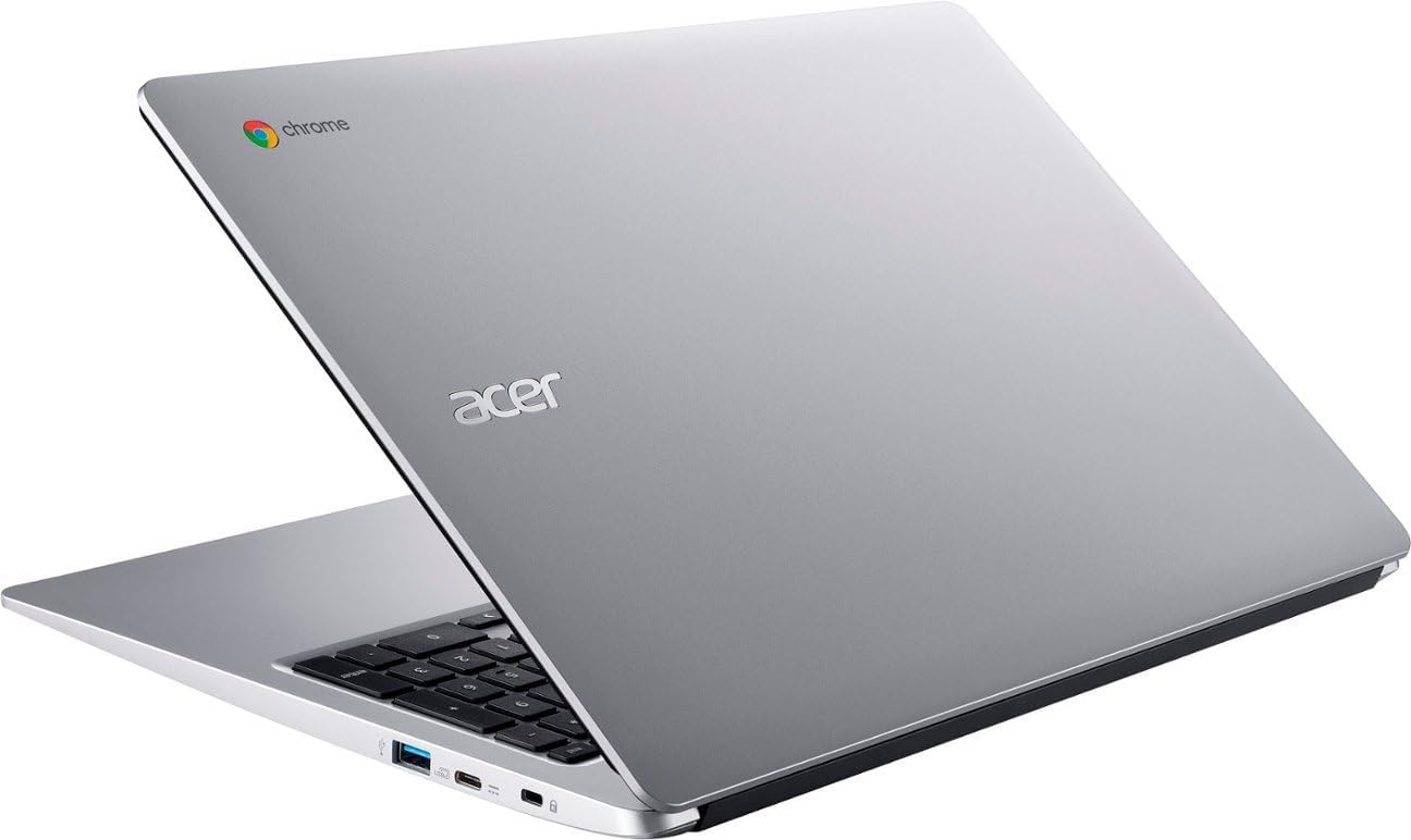 15.6” HD Laptop, Intel Celeron N4020, 4GB RAM, 64GB eMMC, Chrome OS, Silver W210467