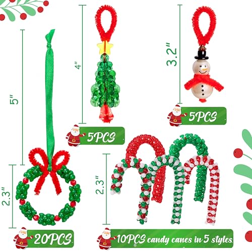 Beaded Ornament Kit, 40 Pieces E734