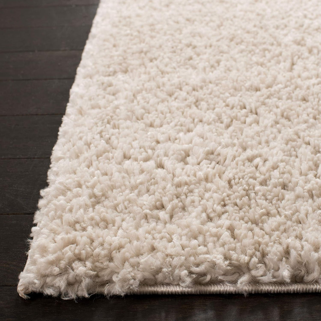 Beige 12' x 15' Shag Area Rug F5663