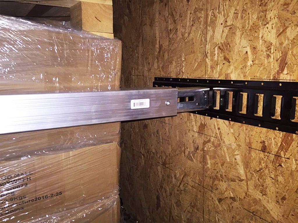 Two Adjustable Aluminum E-Track Decking Beam H9021