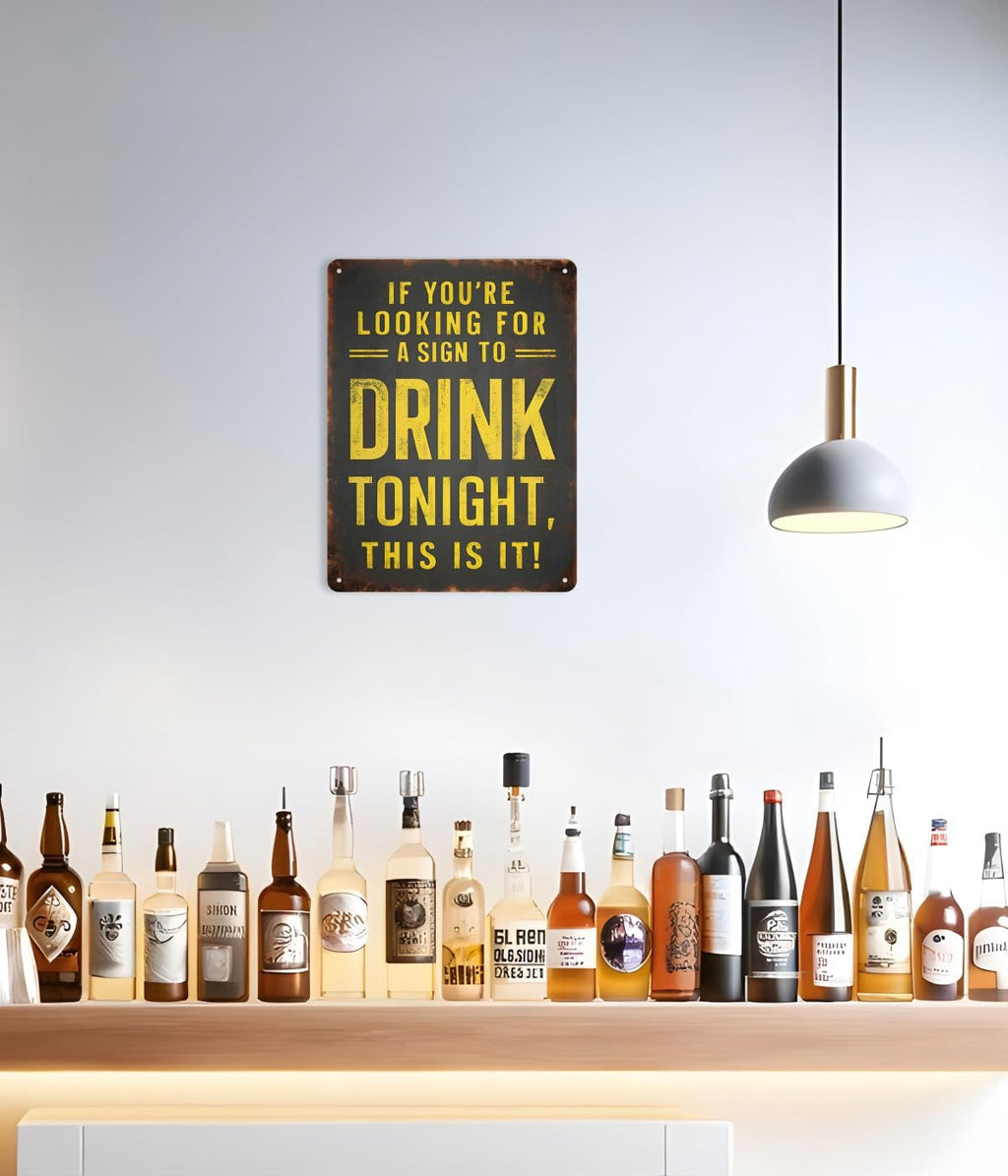 Metal Bar Sign K2846