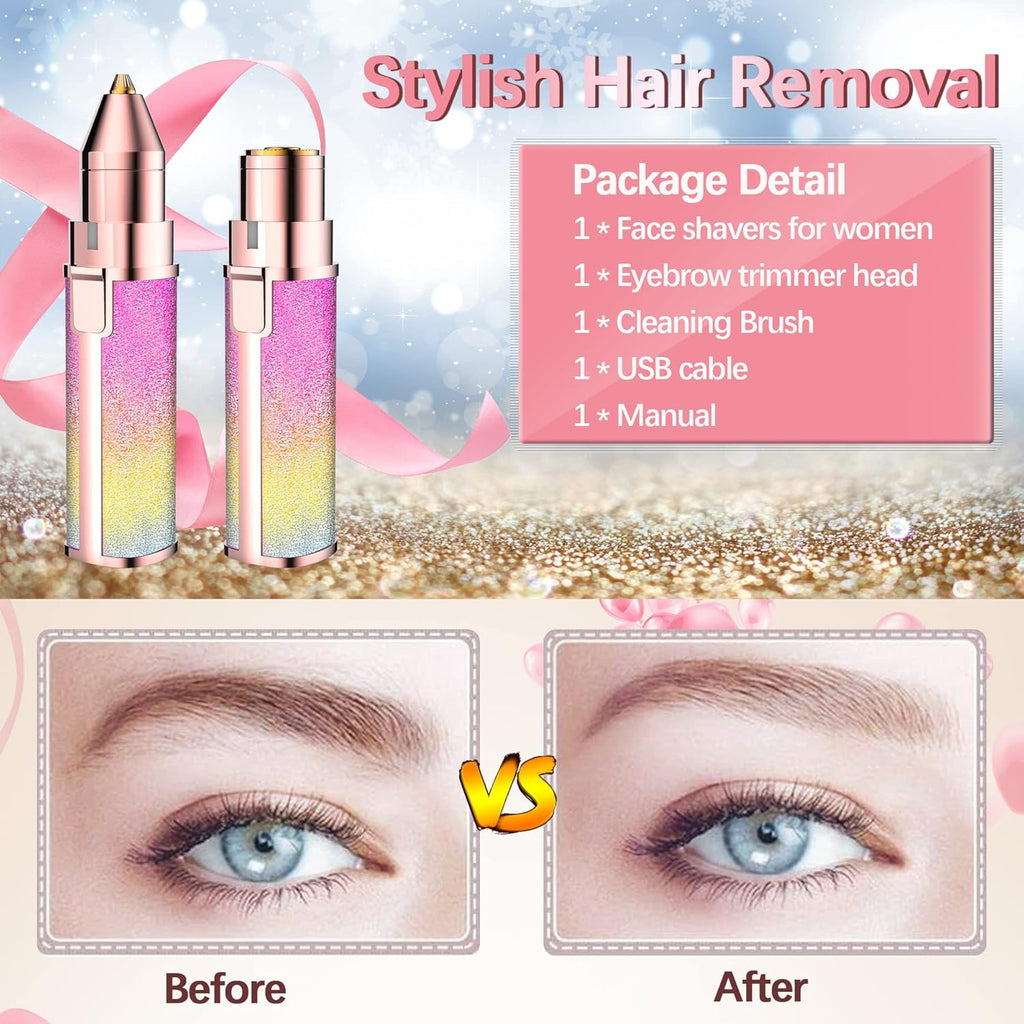 Rechargeable Facial Hair Remover with LED Light Y884