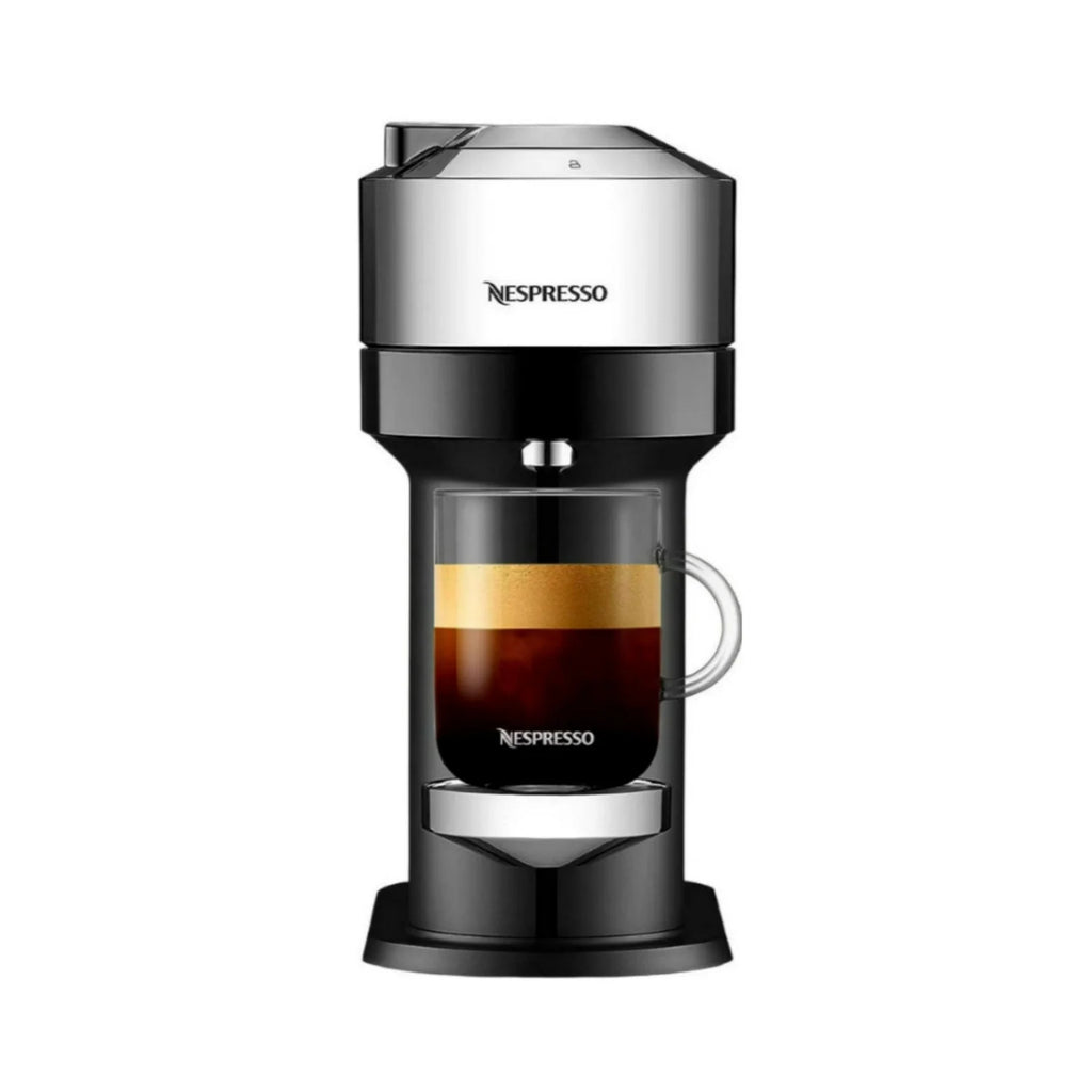 Compact Coffee and Espresso Machine (Pure Chrome) with Sample Pack X53093