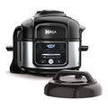 9 in 1 Pressure Cooker and Air Fryer with Nesting Rack, Silver Y13916