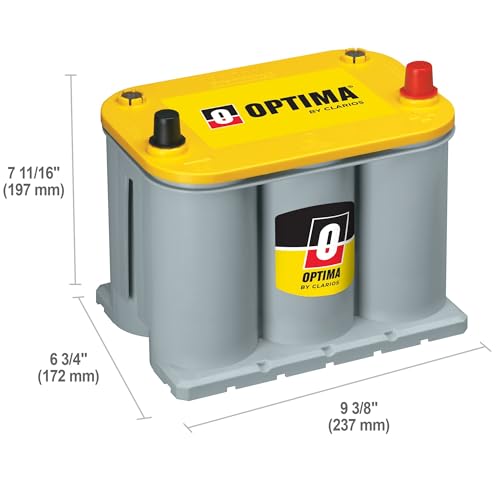 YellowTop Dual Purpose Sealed AGM Car Battery, 620 CCA S190