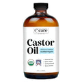 32 oz Organic Cold Pressed Unrefined Extra Virgin Castor Oil H71465