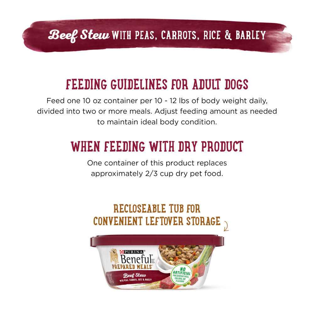 Beef Stew Prepared Meals Dog Food J531331