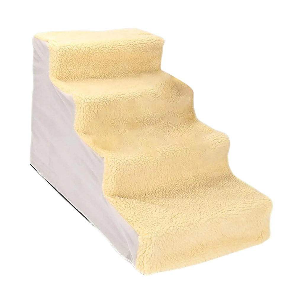 Yellow Non Slip Detachable Washable Pet Stairs D4621