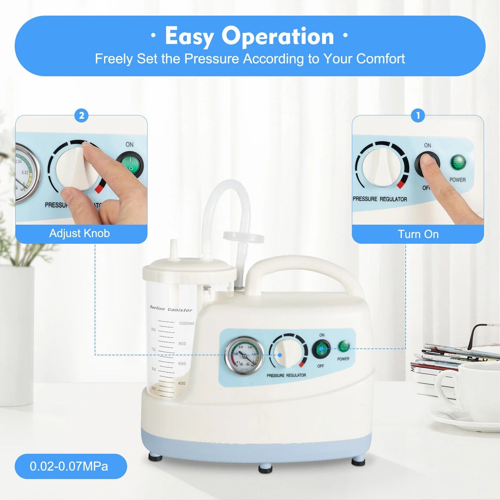 1000ML Portable Medical Suction Unit L878