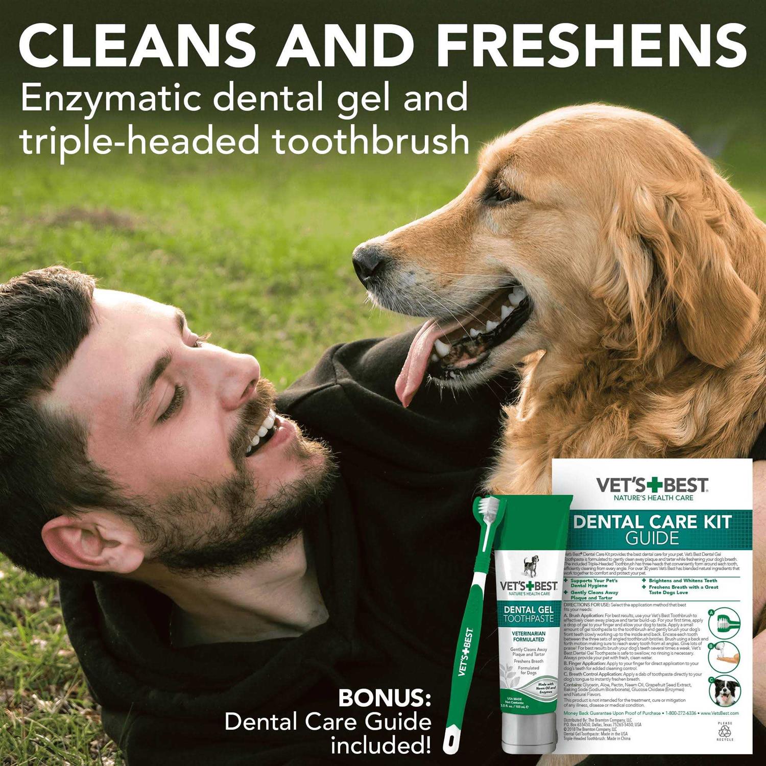 Enzymatic Toothpaste and Toothbrush Dog Dental Care Kit P6018