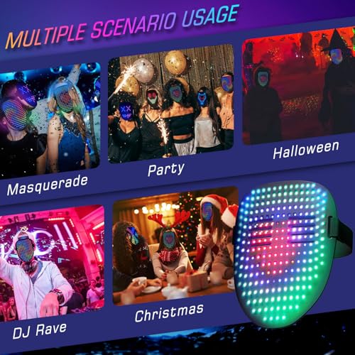 Led Mask with Gesture Sensing H92144