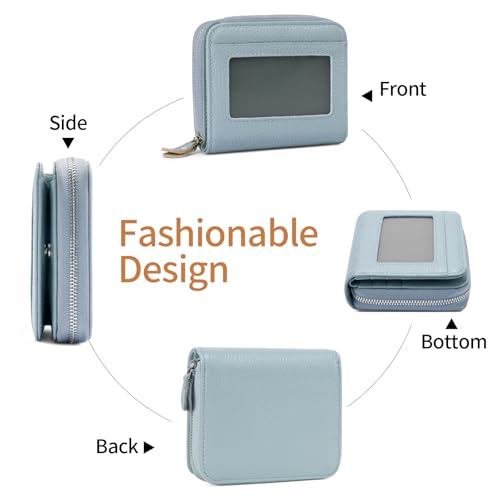Slim RFID Blocking Credit Card Holder with ID Window C793