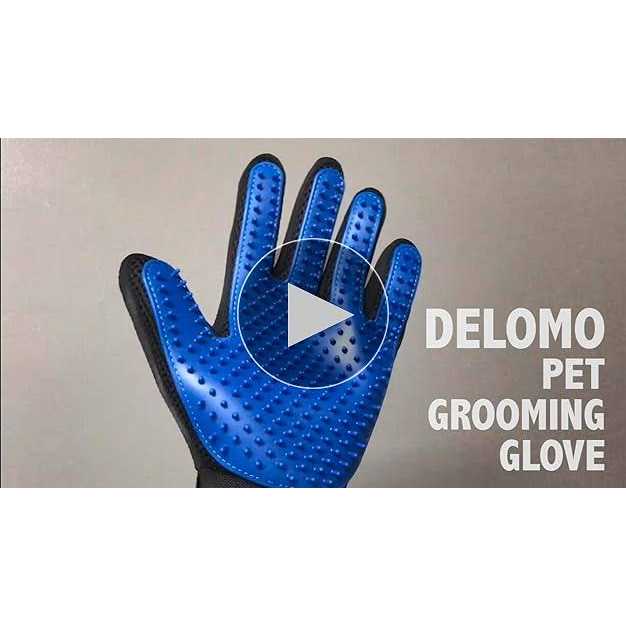 Pet Hair Remover Glove Grooming Glove Brush Deshedding Glove L216