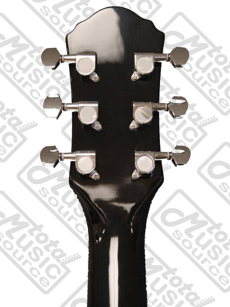 Left Hand Dreadnought Acoustic Guitar in Black T78426