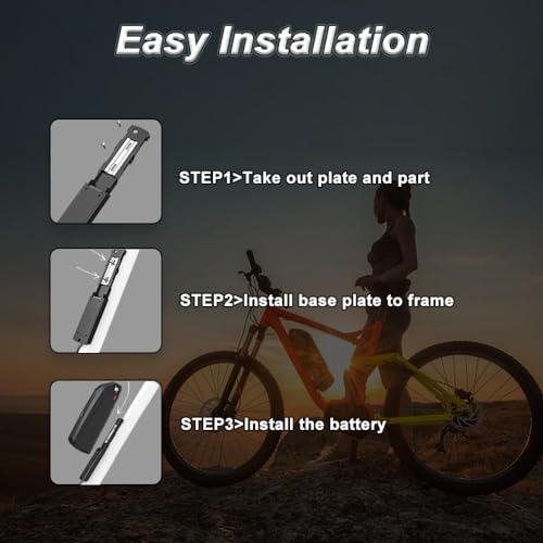 Black 48V 20Ah Electric Bicycle Lithium Battery with Charger K137