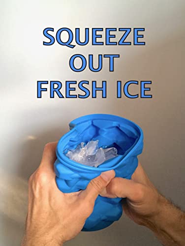 Ice Cube Maker Silicone Bucket with Lid N5402