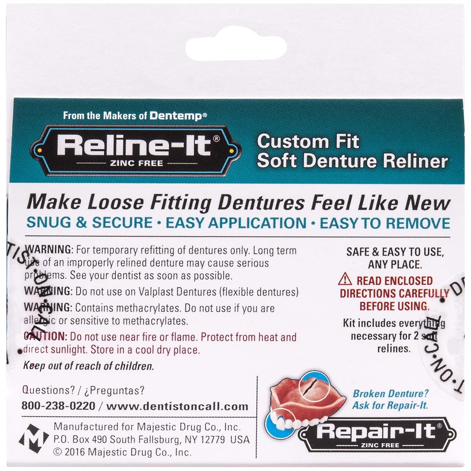 Denture Reliner Kit W141841
