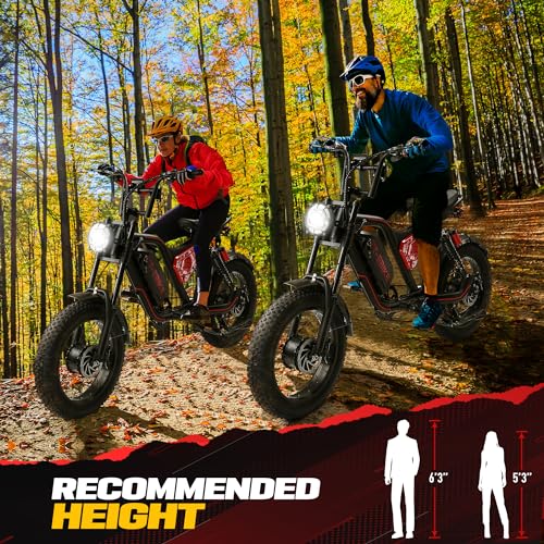 3000W Folding Electric Bike with 48V Battery, 26x4.0 Fat Tire, Full Suspension, 7-Speed Gear L8240