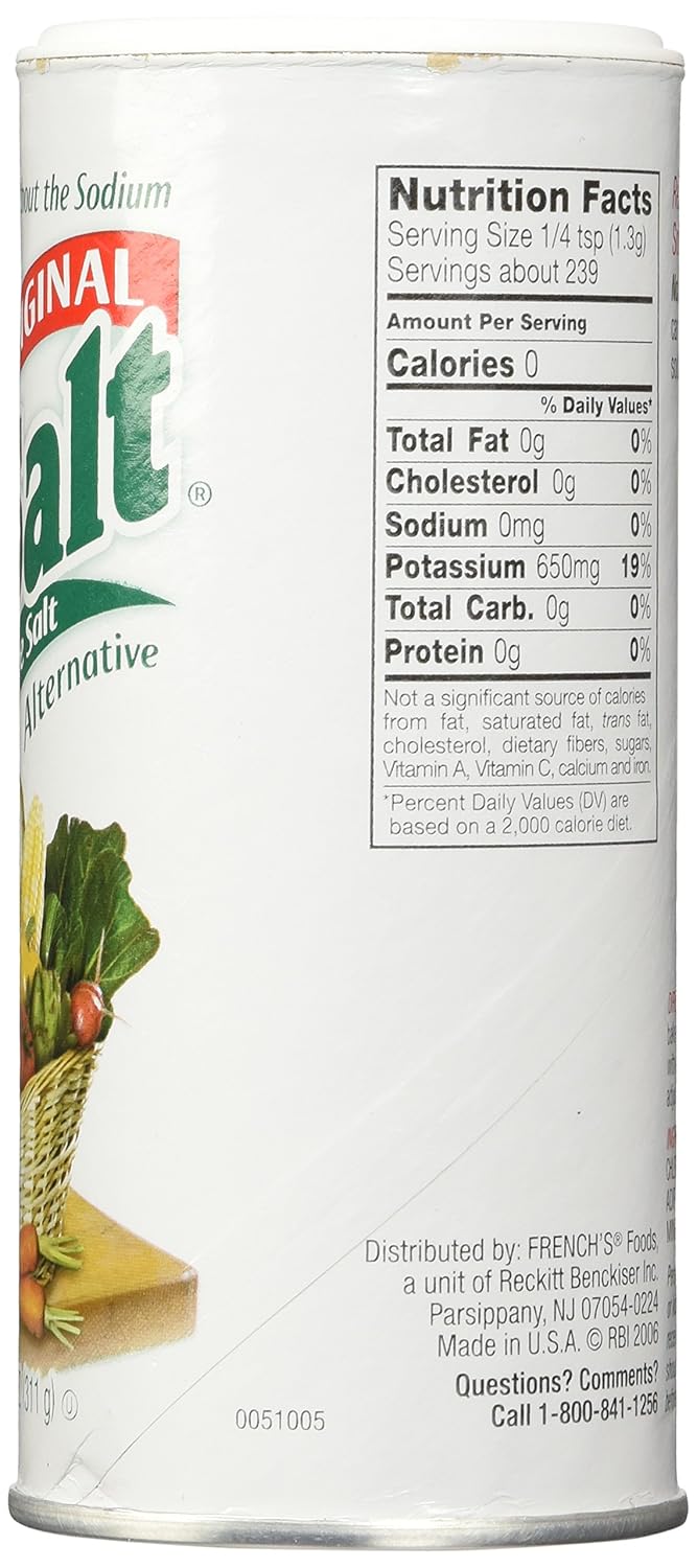 Sodium-Free Salt Alternative 11 Ounce (Pack of 2) D554