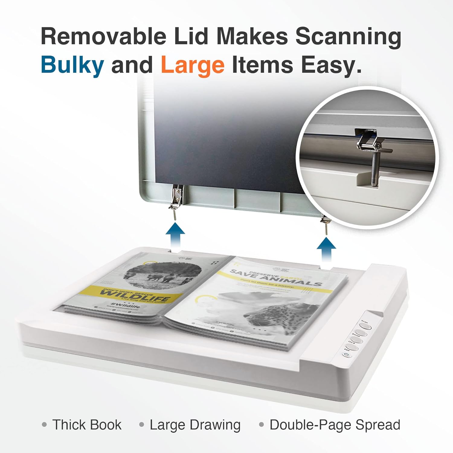 A3 Flatbed Scanner with 1200 DPI Resolution O948083