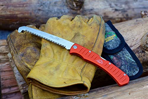 4.5" Folding Saw with 65Mn Spring Steel Blade and Nylon Sheath T260