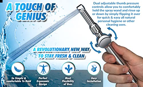 Hand Held Bidet for Faucet with Dual Pressure Controls H230
