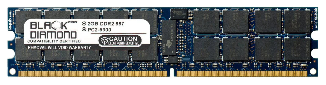 2GB PC2-5300 DDR2 RDIMM 667MHz Memory Module F61600