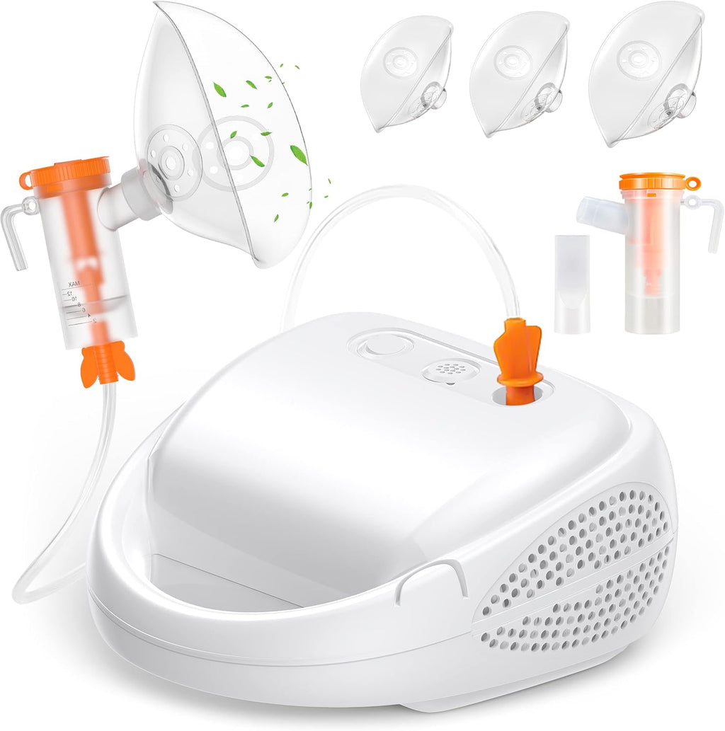 Adjustable Desktop Nebulizer Machine with 3 Masks and 1 Mouthpiece K591