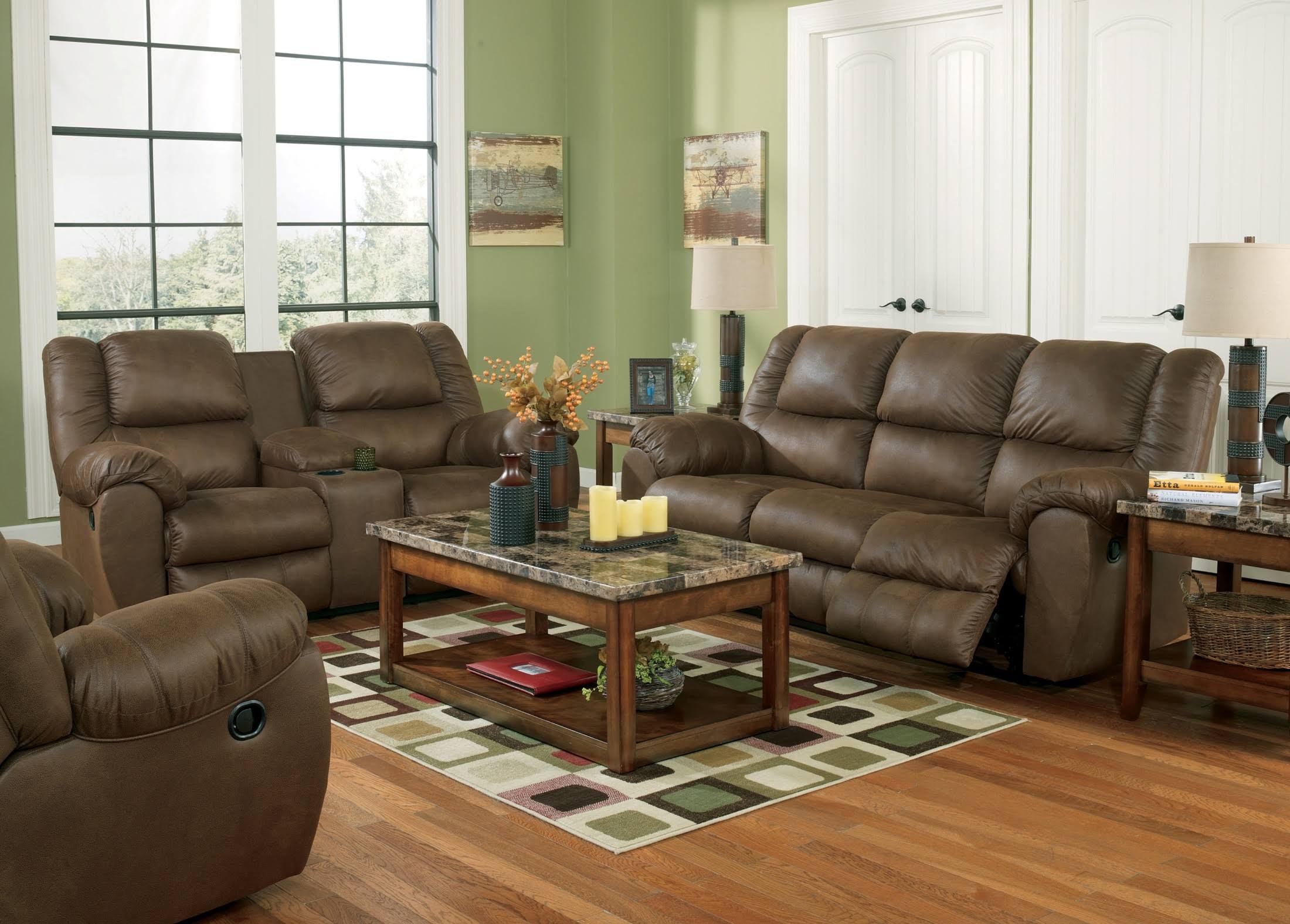 Reclining Loveseat with Console Z39688
