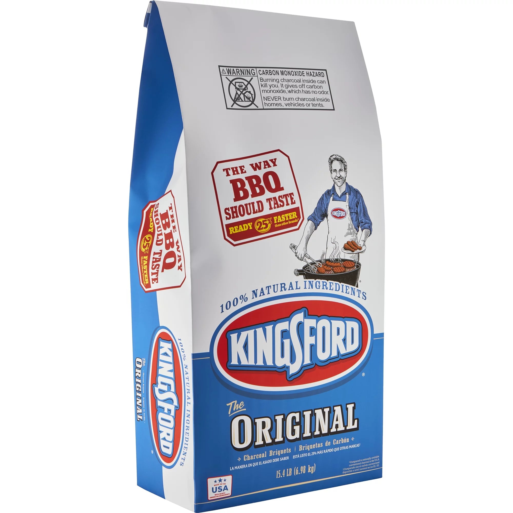 15.4 lb Bag Charcoal Briquettes S15495