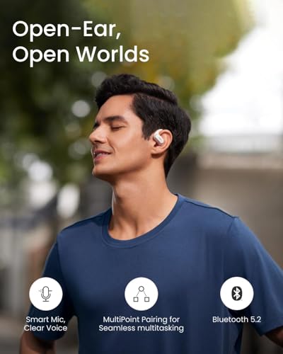 Black Open-Ear True Wireless Earbuds E21495