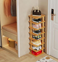 8 Tiers Vertical Shoe Rack with Sturdy Frame A226