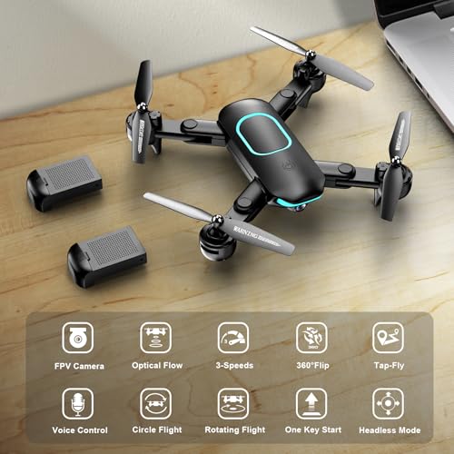 Foldable Drone with 1080P Camera, 2 Batteries L3048