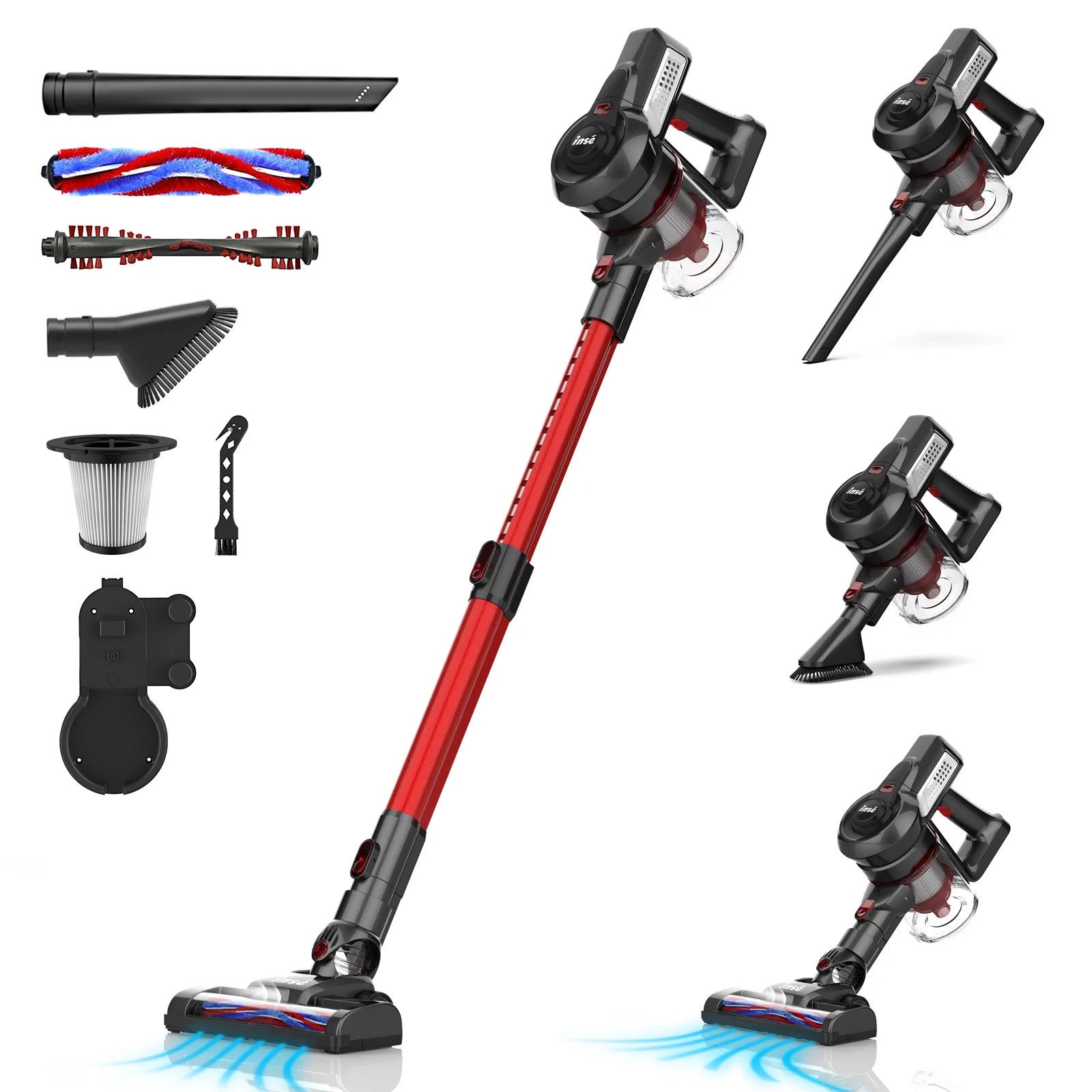 4-in-1 Cordless Stick Vacuum with Handheld Vacuum R781963