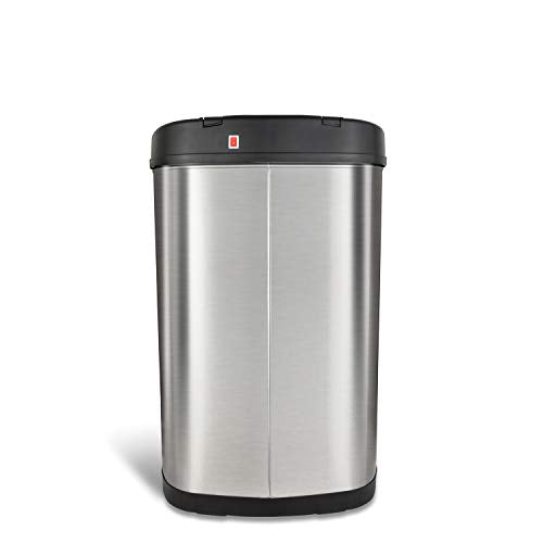 13 Gallon Stainless Steel Automatic Motion Sensor Trash Can A8201