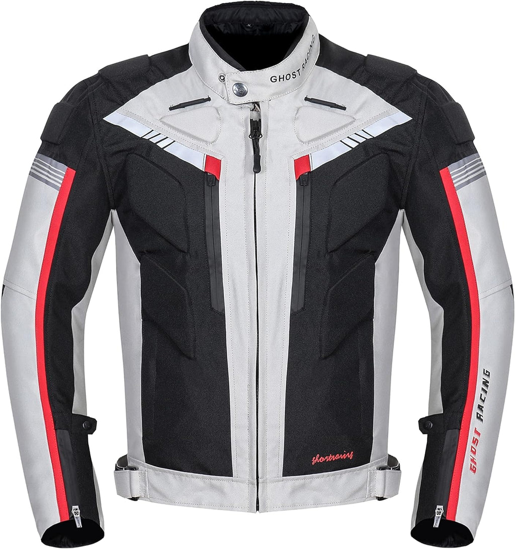 Grey Waterproof Motorcycle Jacket and Trousers Set K900
